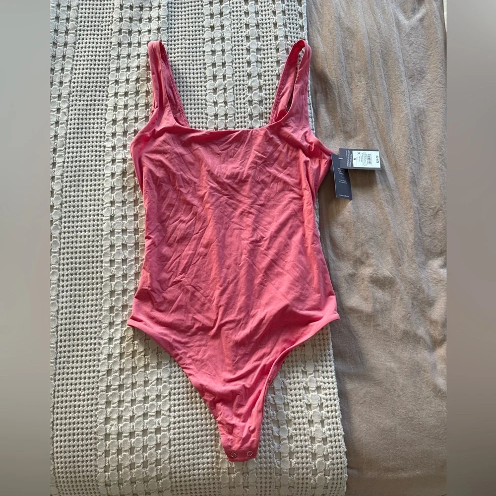NEW Auden Pink Sleeveless Bodysuit Size M